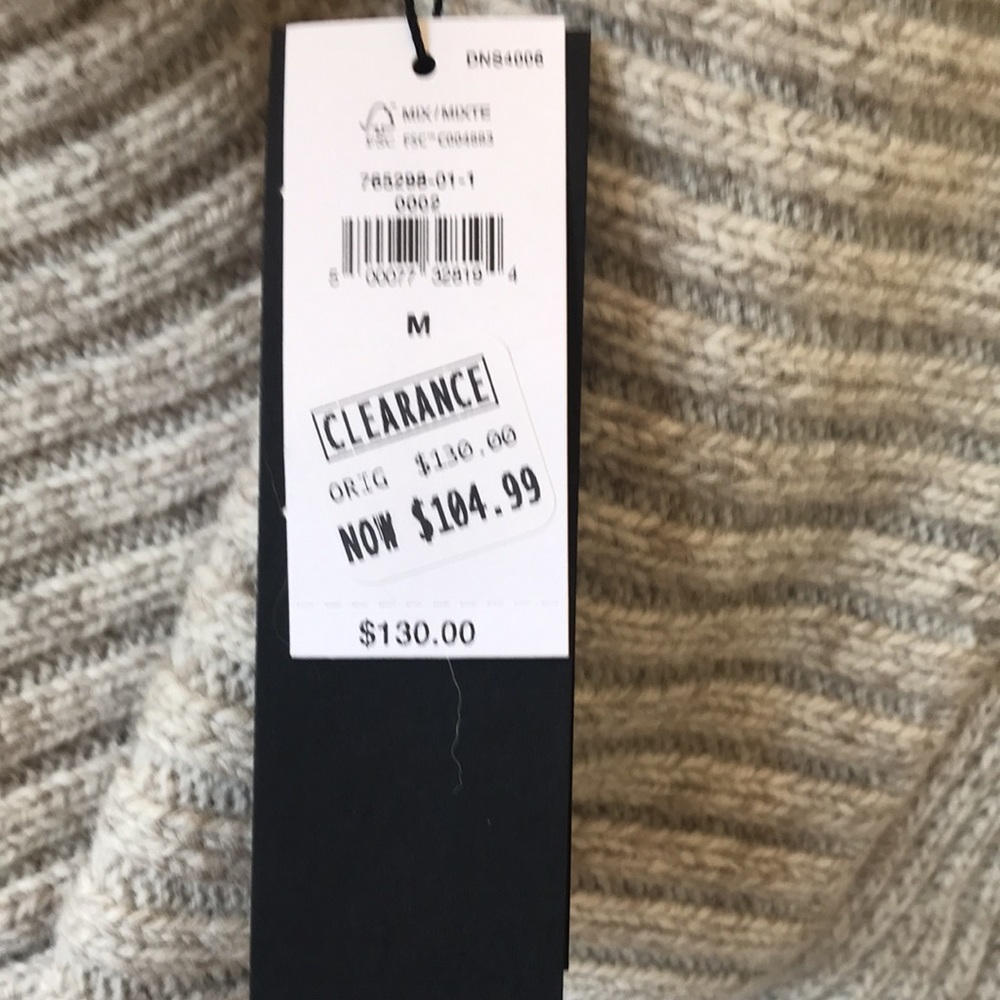 Banana Republic Italian Yarn Sweater - Oatmeal Gray color - Picture 5 of 6